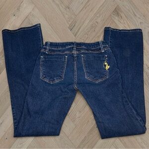 Y2K 2000’s BabyPhat Denim Jeans with Gold Detail